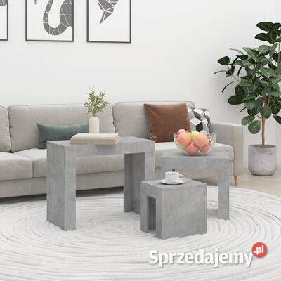 vidaXL Stoliki kawowe wsuwane pod siebie 3 Warszawa