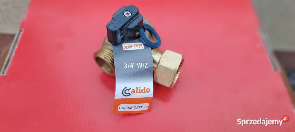 Zawór Calido 34 WZ kulowy kątowy do kotłów CO i