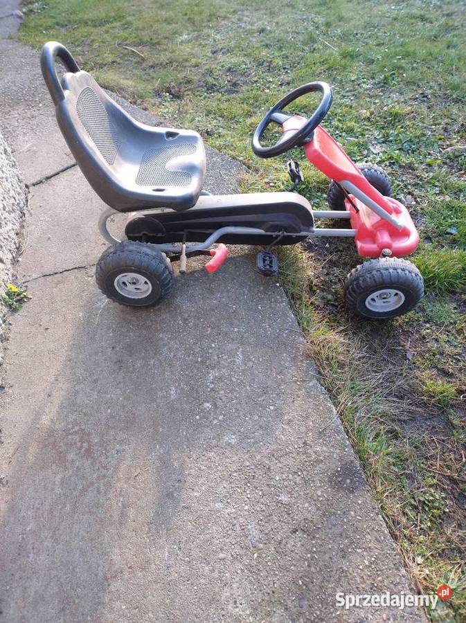Gokard autko na pedały dziecka 35 lat Rowerki i pojazdy Zdzieszowice