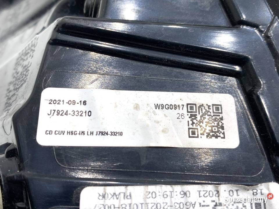 LAMPA TYŁ LEWA WEWNĘTRZNA KIA CEED 92403J7350 osobowe