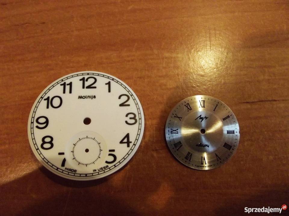 Tarcze tarcza Poljot Czajka Zarja Molnija Skierniewice