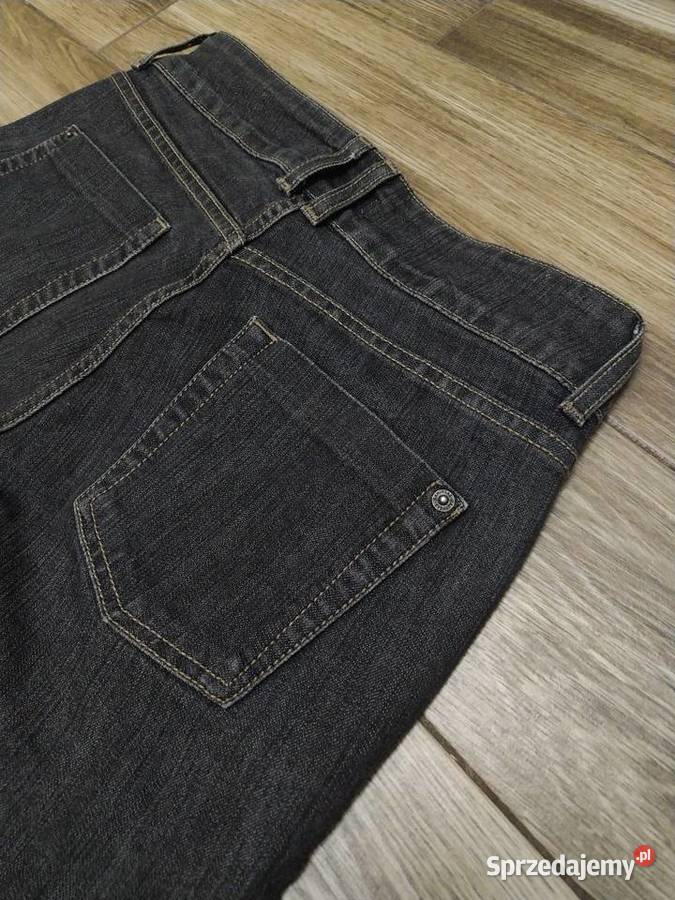 Spodnie czarne jeans 36 SM Lindex Kraków