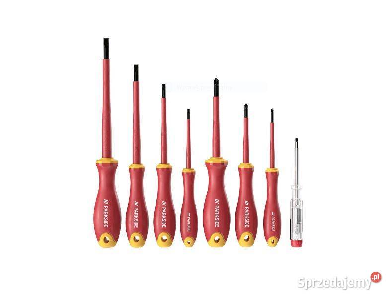 Wkrętaki izolowane VDE 1000 v zestaw 8 sztuk Głuchołazy