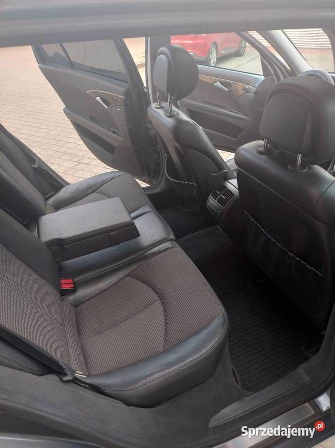 Mercedes E200 18 kompresor z LPG skórzana tapicerka