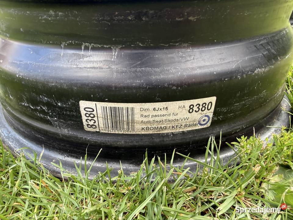 Felgi stalowe 5x100 15 ET38 6J 571mm małopolskie Płaza sprzedam