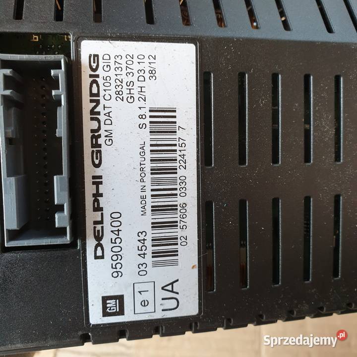 OPEL ANTARA RADIO WYSWIETLACZ EKRAN 95905400 12R kujawsko-pomorskie