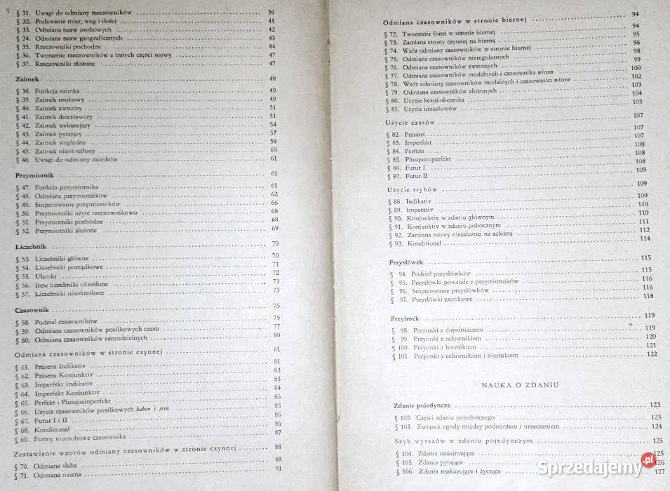 Szkolna gramatyka języka niemieckiego Antoni Chełm