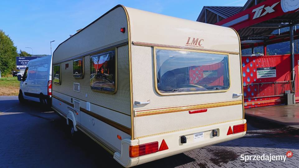 przyczepa kempingowa łóżka piętrowe campingowa Międzybrodzie Bialskie