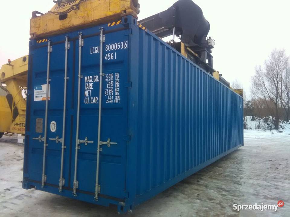 Kontener używany 40hc w stanie 14 000 mazowieckie Warszawa