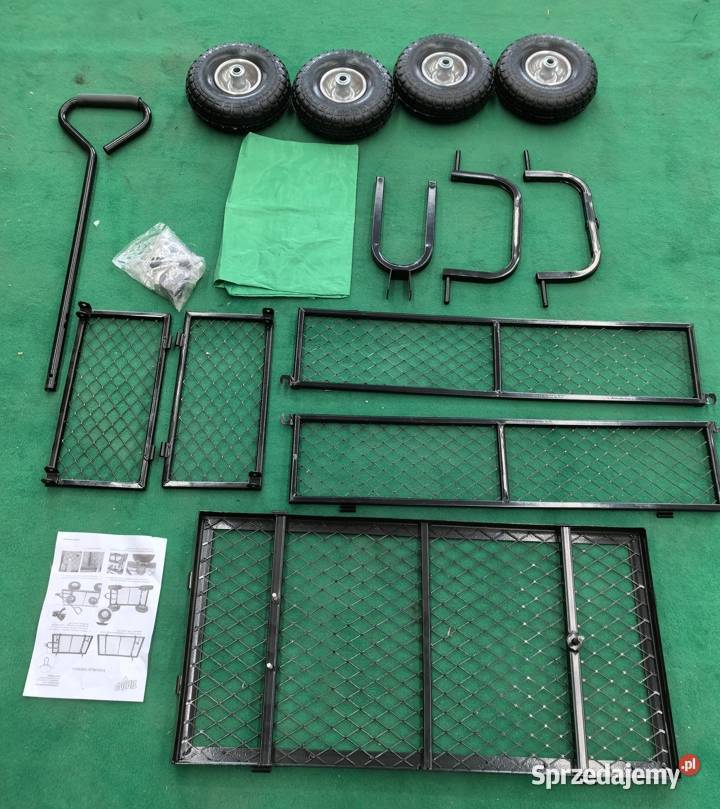 DUŻY WÓZEK OGRODOWY 120L Mocna STALOWA Lublin