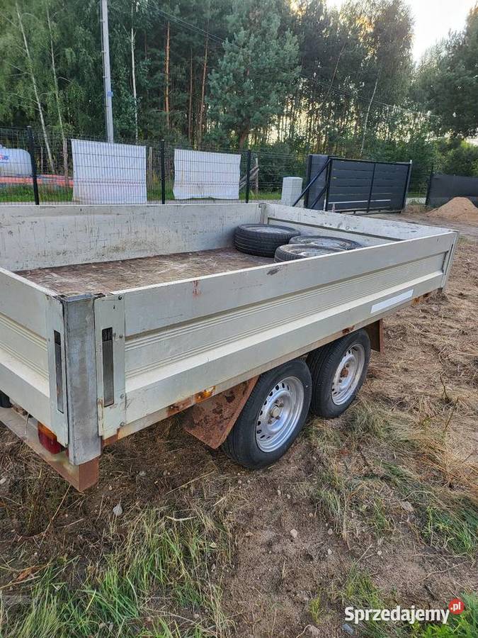 Przyczepka 2t 2osie dmc 2000 dwuosiowa Dąb Polski sprzedam