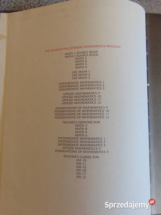 Foundations of Mathematics 12 Stewart Dottori matematyka Lublin