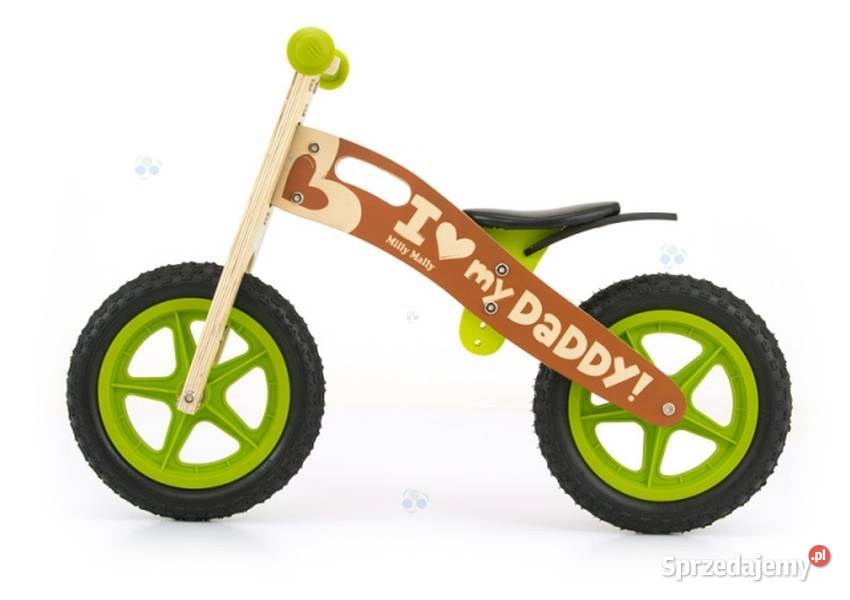 ROWEREK BIEGOWY DREWNIANY KING Milly Mally Bielsk Podlaski