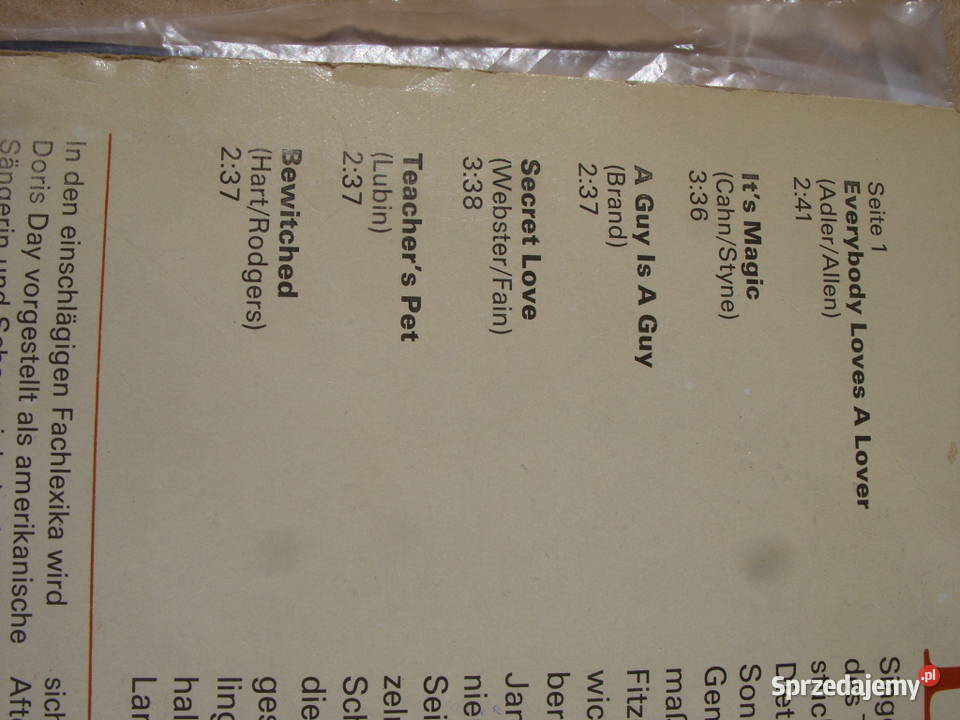 Pop LP DORIS DAYQUE SERA Amiga 8 55 075 Wołów