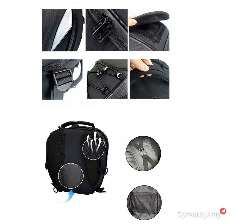 TORBA MOTOCYKLOWA NA TYŁ ZADUPEK PLECAK śląskie Sosnowiec