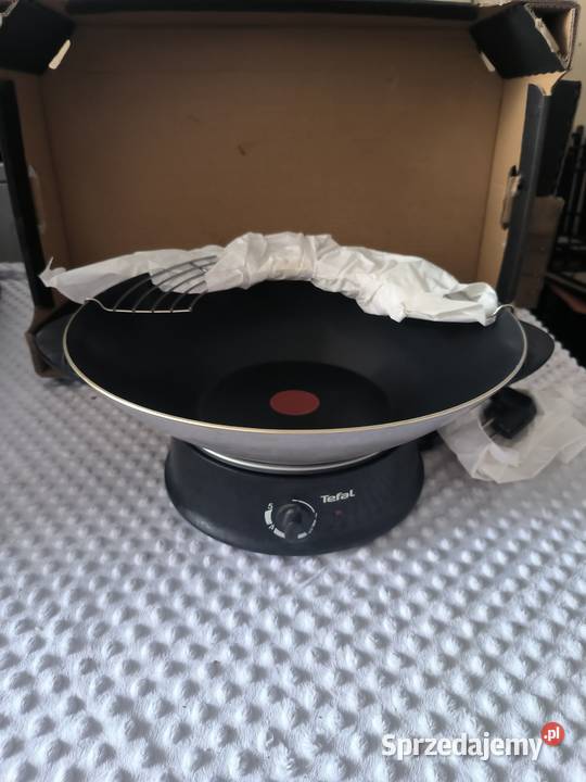 Wok elektryczny Patelnia TEFAL z pokrywą i Wojcieszyn