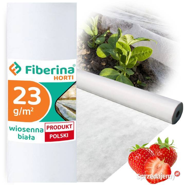 Agrowłóknina wiosenna biała 32x100m 23g Polska Cieśle