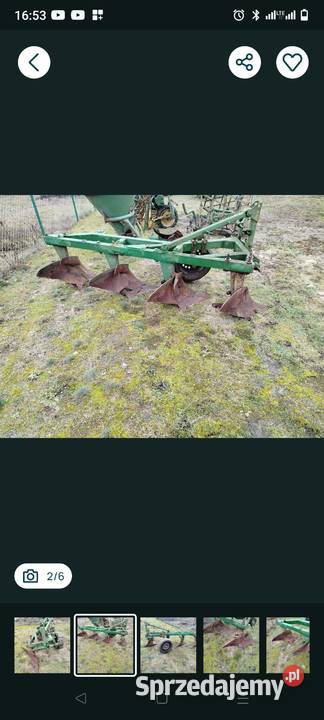 Pług Grudziądz 4 skiby nieuszkodzony lubuskie Gubin sprzedam