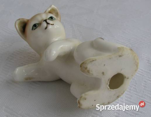 Kot kotek siedzący porcelana kostna Taywan Koszalin