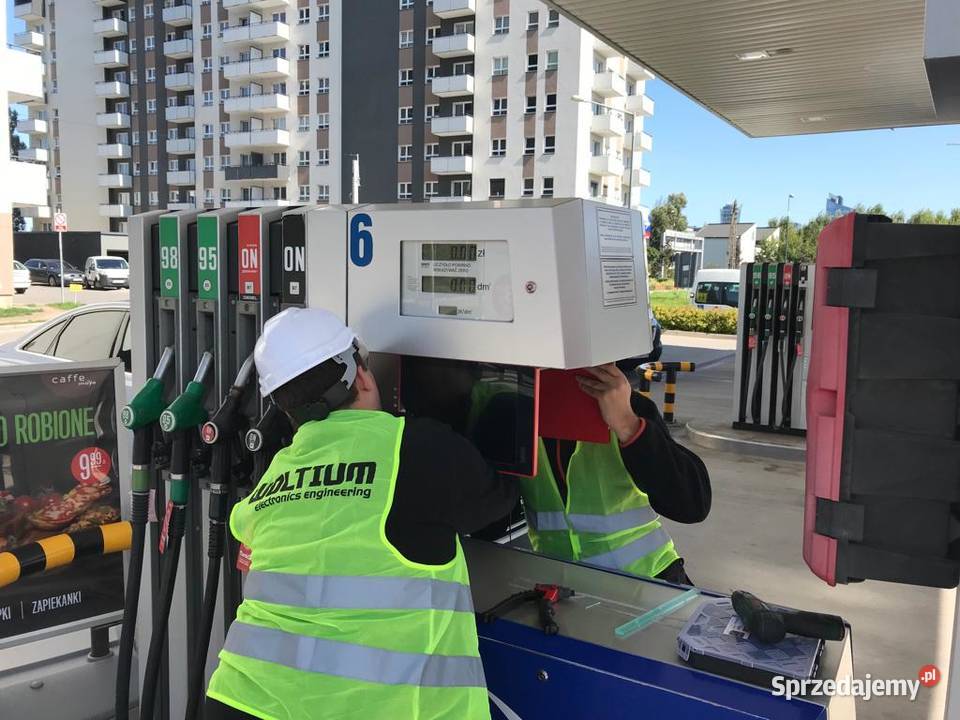 Pylon cenowy stacji paliw usługa modernizacji Pozostałe Warszawa