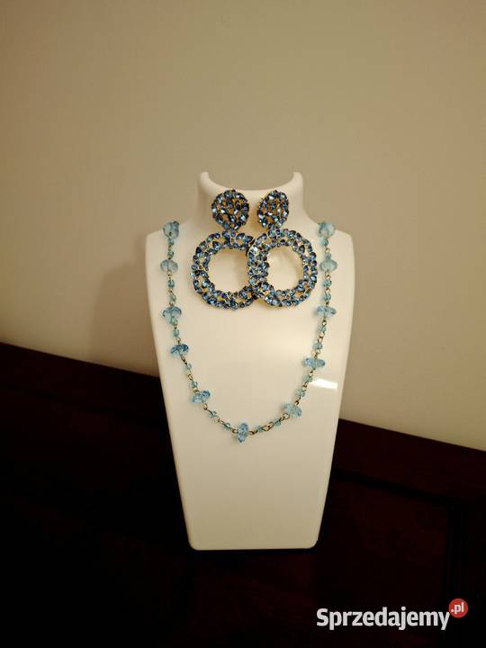 Sprzedam piękny zestaw naszyjnik i kolczyki lubelskie Lublin