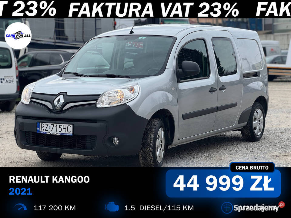 Renault Kangoo MAXI 4 osobowy Rzeszów sprzedam