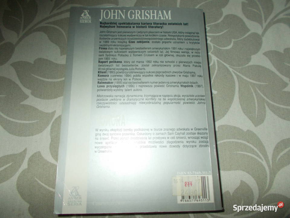 John Grisham Komora Głubczyce