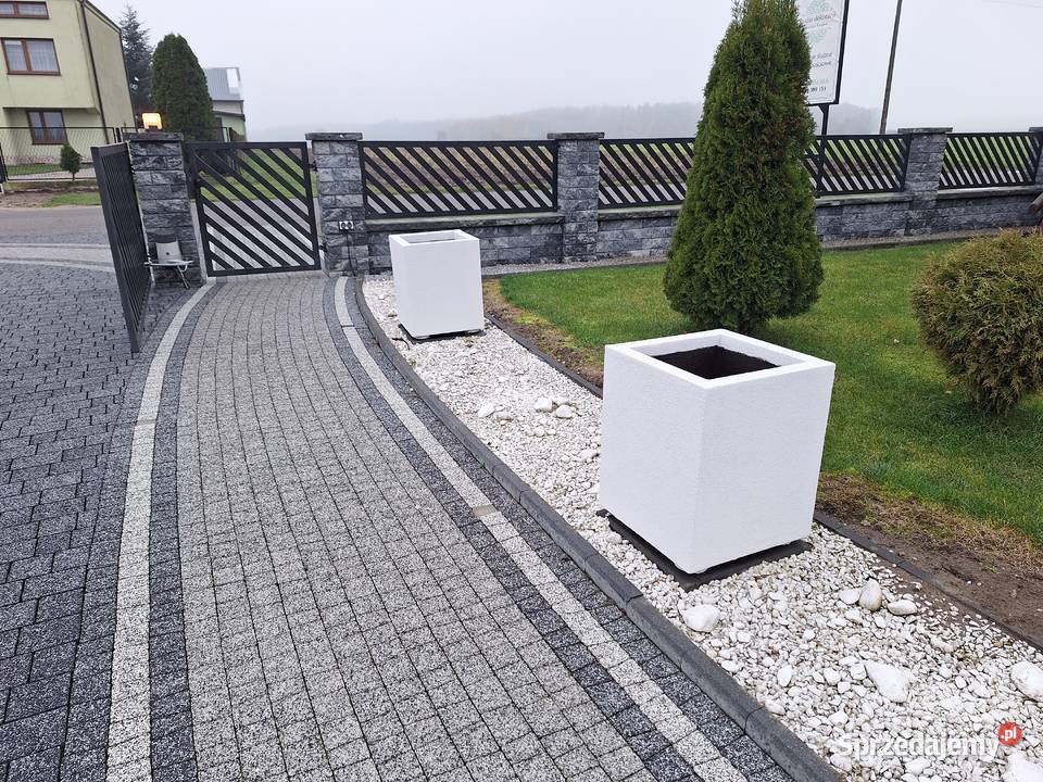 Termo donice ogrodowe tarasowe 50x50x60 Donica Kraszewice