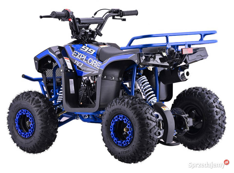 Mini Quad Spalinowy Explorer 110cc niebieski Marki