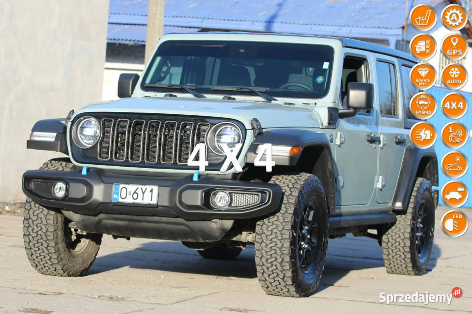 Jeep Wrangler 2024r 20 HYBRYDA 16567K Plugin 375 immobilizer Nysa