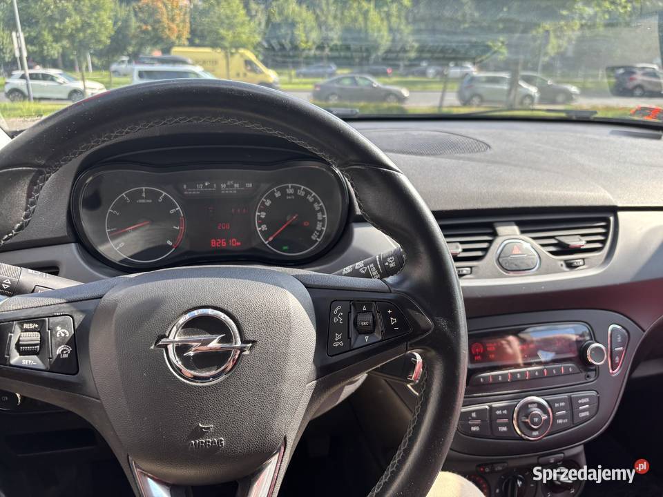 Opel Corsa E OPEL CORSA 14 75 3D czarny bezwypad Zarejestrowany w Polsce Kraków