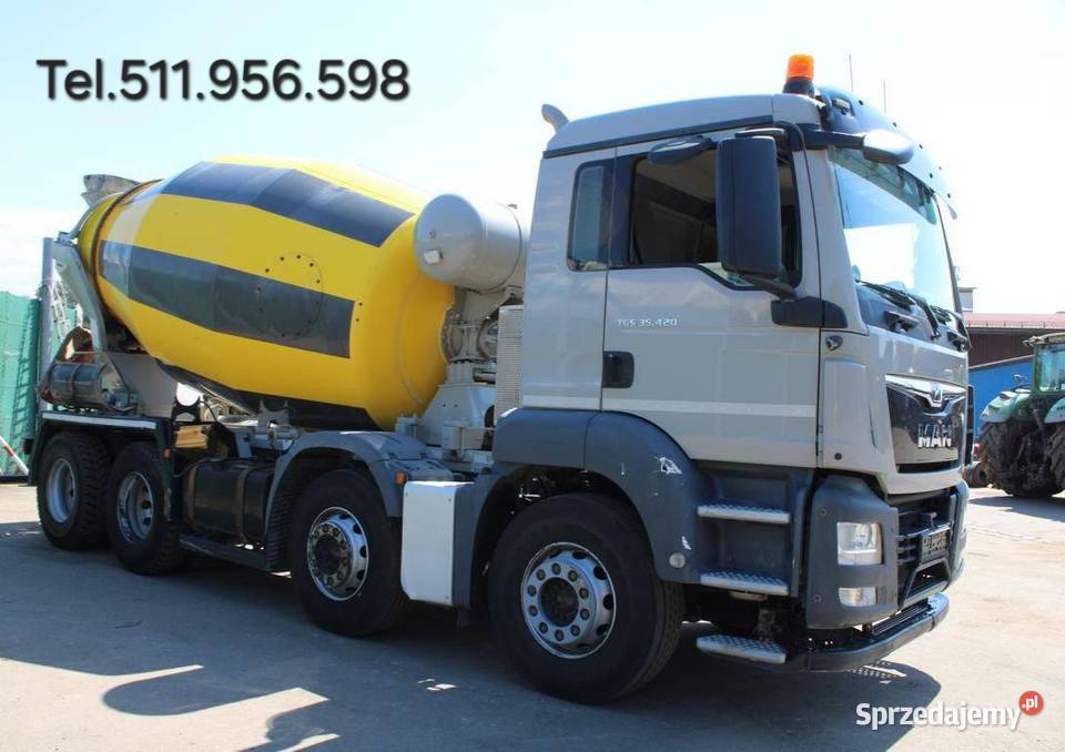 Betoniarka Stetter MAN TGS mazowieckie Warszawa