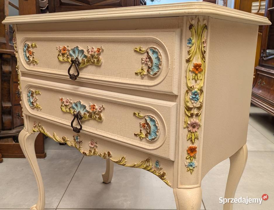 Piękna komoda ludwikowska ecrusklep Dąbrowa Dąbrowa Górnicza
