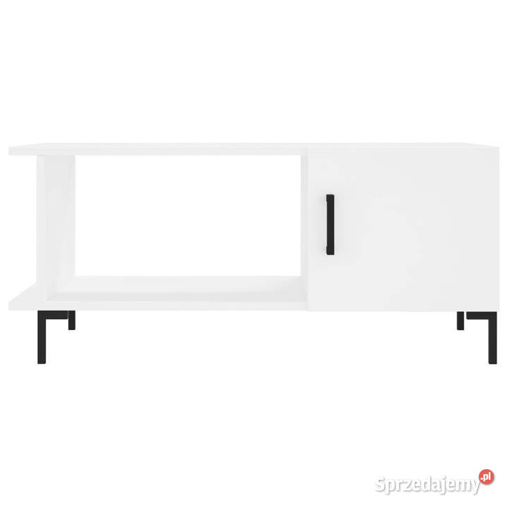Stolik kawowy biały 90x50x40 materiał Warszawa