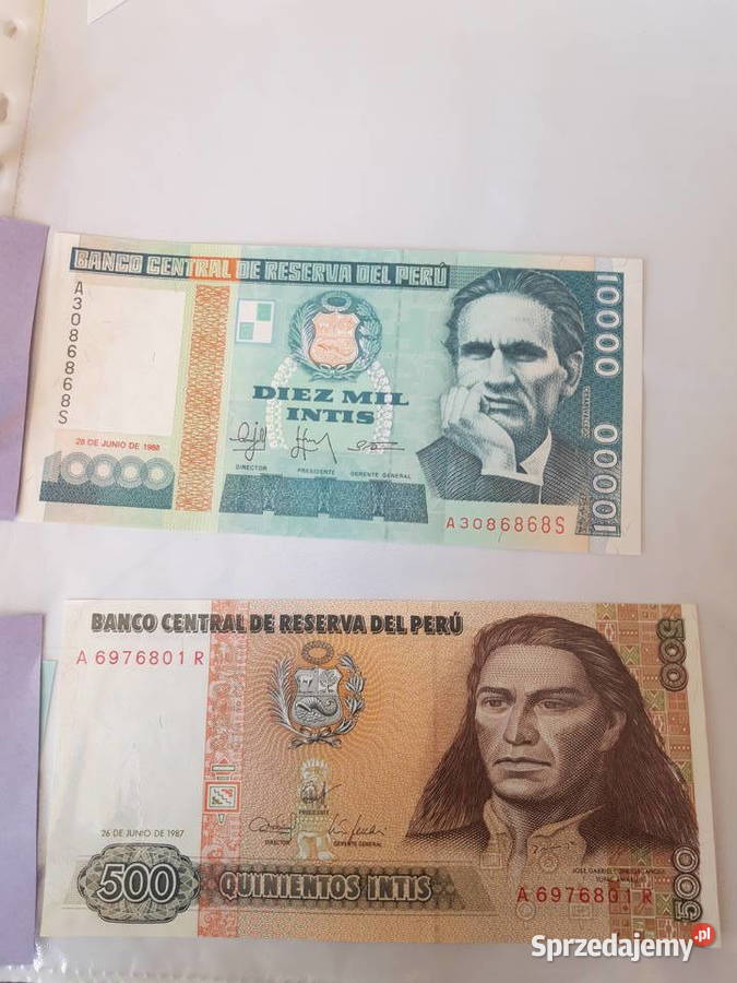 Banknot kolekcjonerski Peru sprzedam