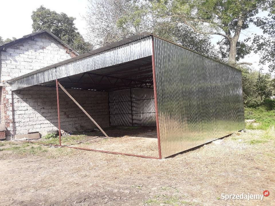 Garaż Blaszany Drewnopodobny Hala Stalowa Zgierz