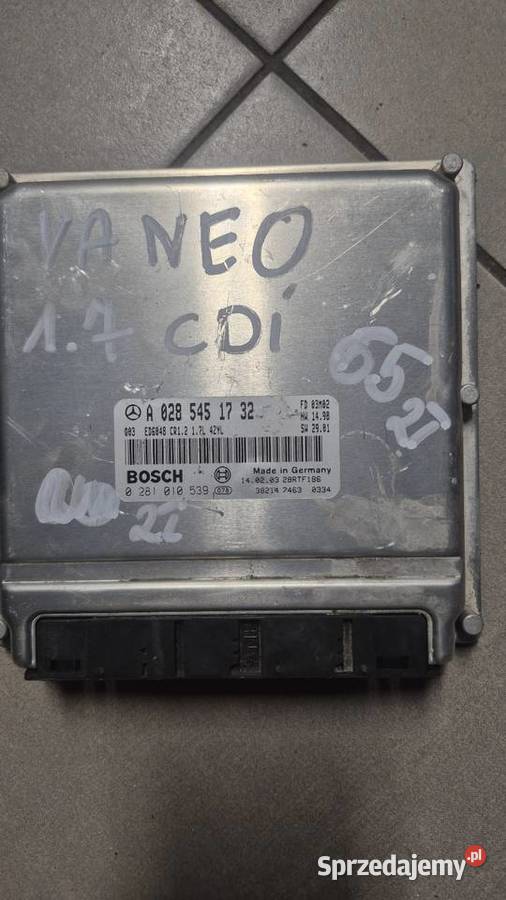 Sterownik silnika mercedes valeo 17 CDi Piotrków Trybunalski