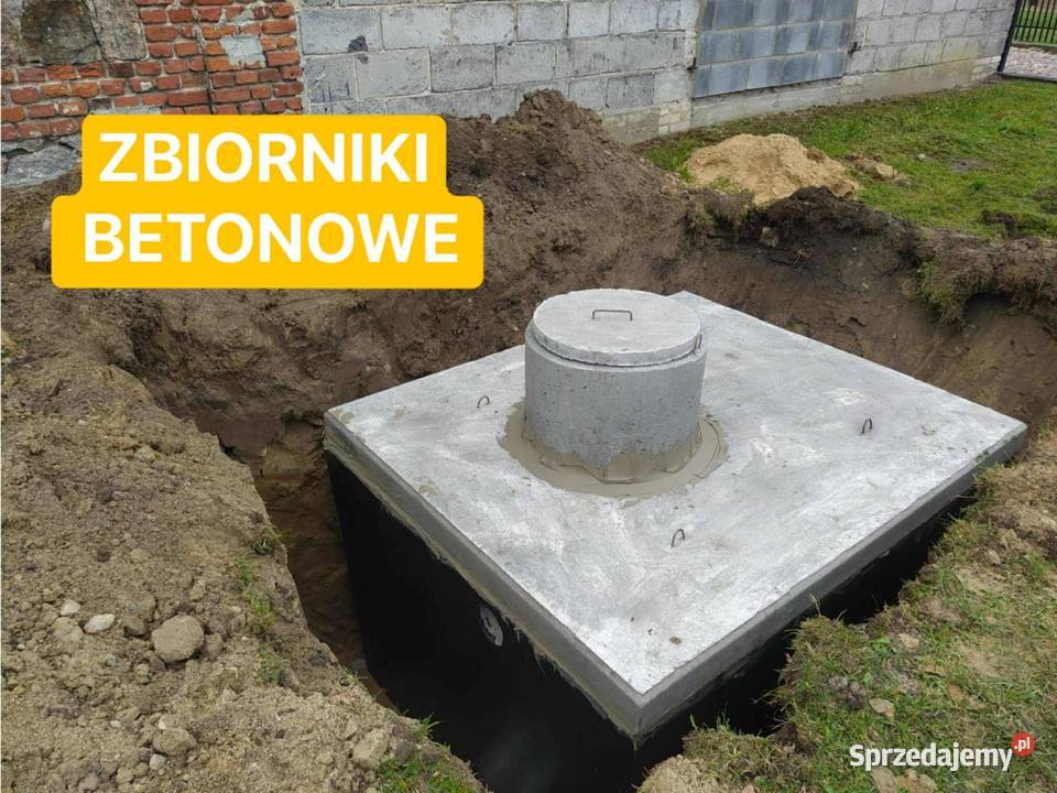 Szambo Betonowe Zbiornik Betonowy 5m3 GOSTYNIN Ogród