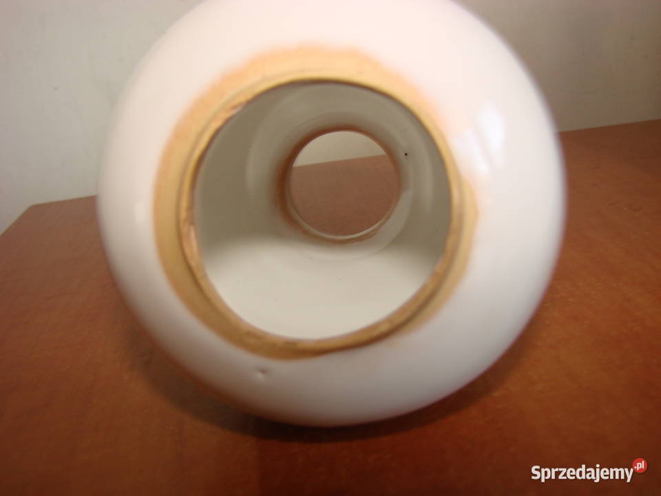 ceramiczny klosz lampy naftowej Pruszcz Gdański