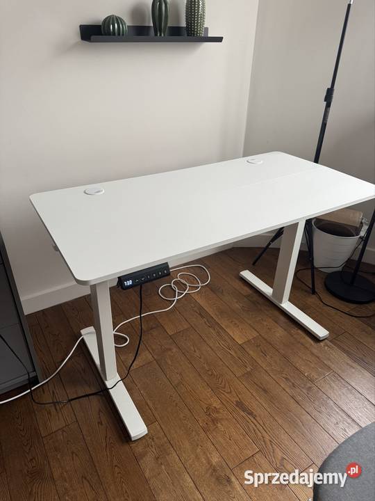 Biurko z regulacja wysokości elektryczne biurko 120cm łódzkie Łódź sprzedam