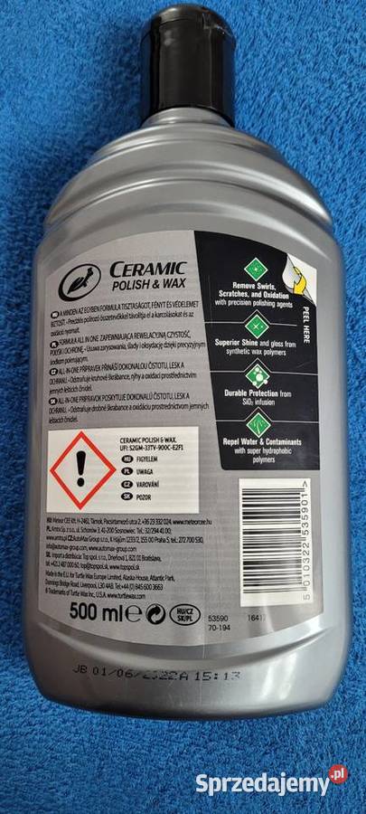 Wosk ceramiczny Turtle zaniżona bo nie jest śląskie Będzin