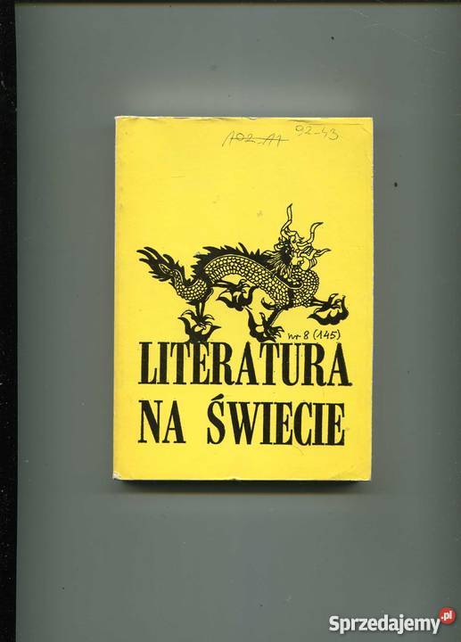 Literatura na świecie 8 145 zachodniopomorskie Szczecin