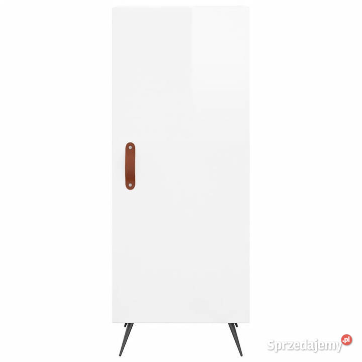 Szafka biała połysk 345x34x90 materiał