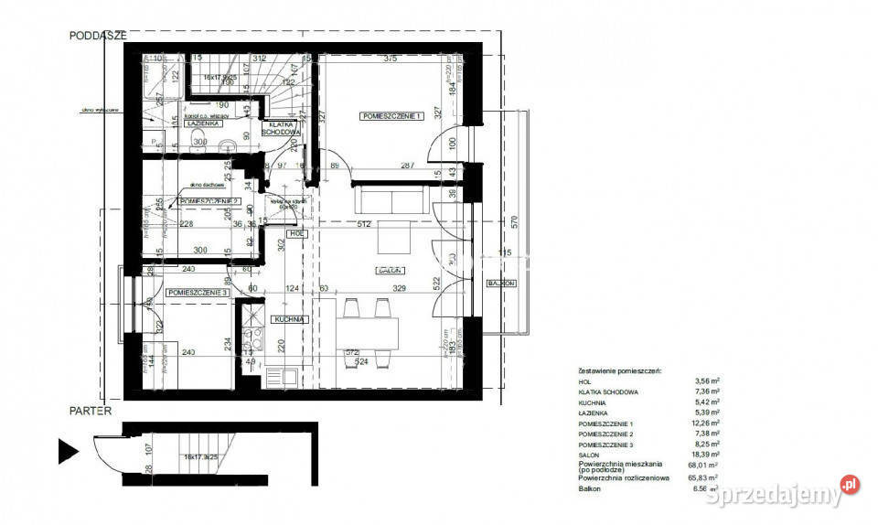 Mieszkanie 6578m2 4 pokojowe Kokotów sprzedam