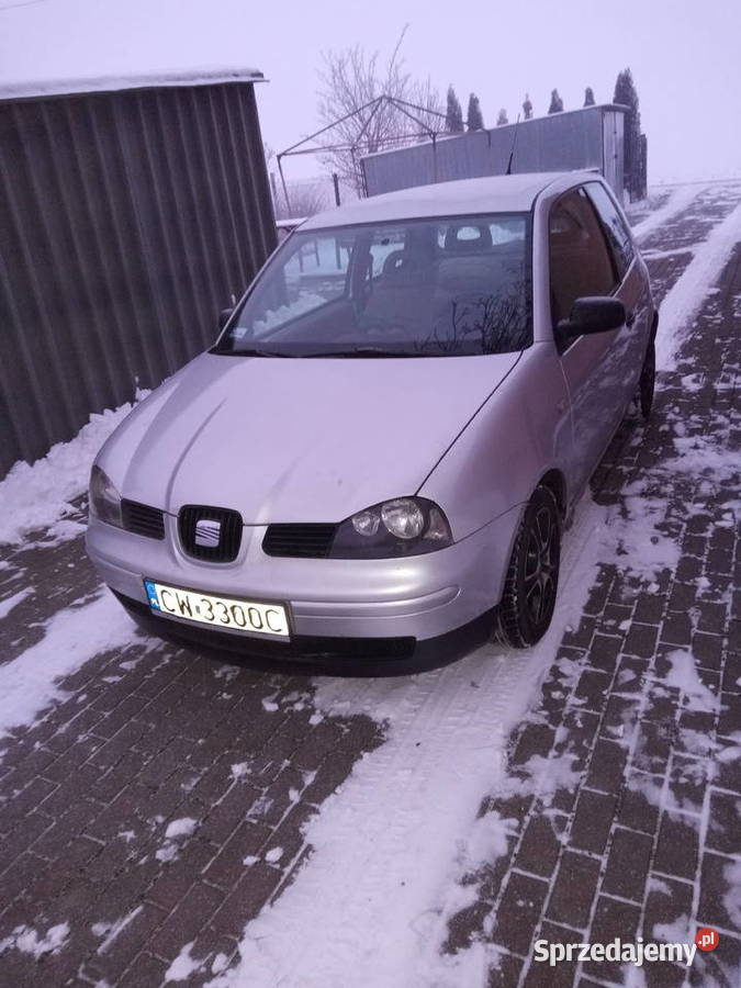 Seat Arosa 10 MPI 2001 srebrny Rypin