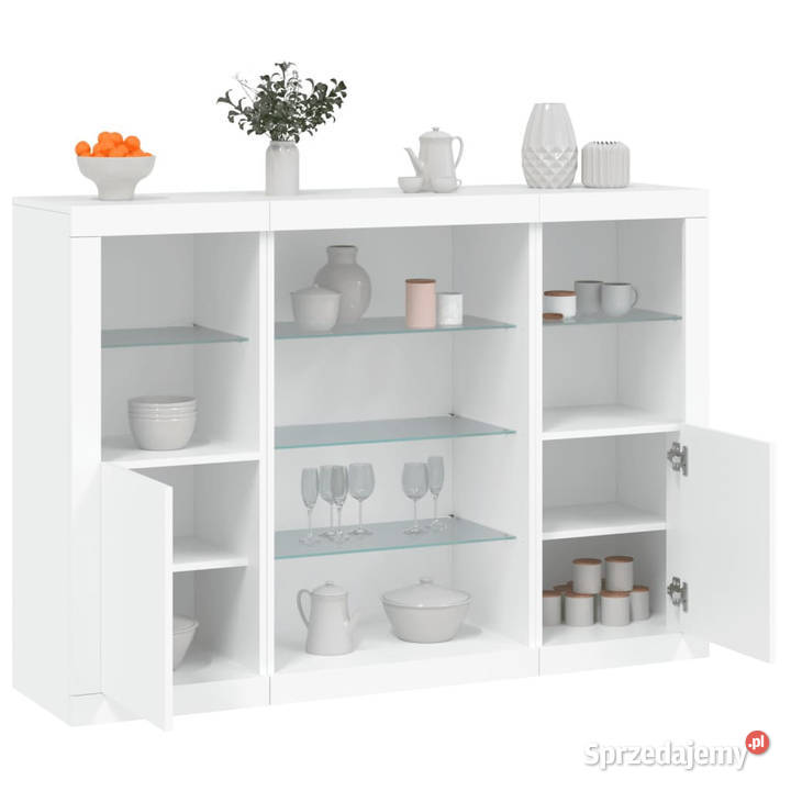 Szafki z oświetleniem LED 3 białe WM3209128 mazowieckie Warszawa sprzedam