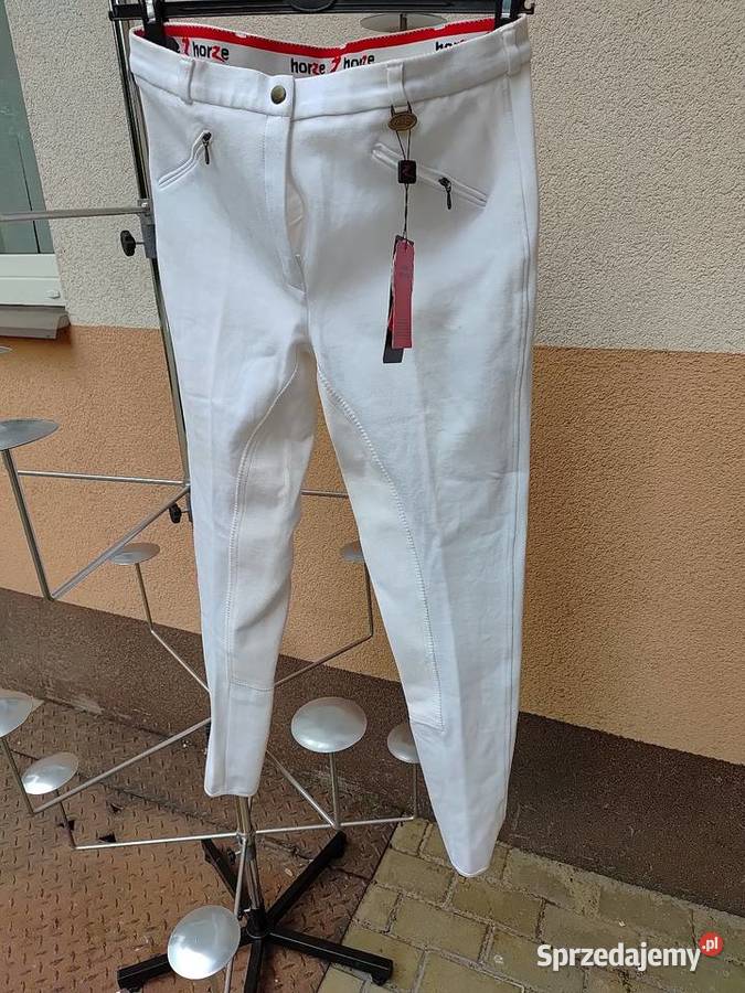 Rękawiczki jeździeckie bawełniane białe Kazanów