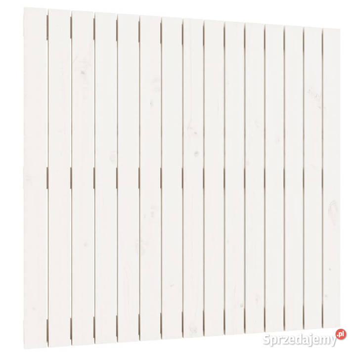 Wezgłowie łóżka białe 955x3x90 lite drewno Warszawa