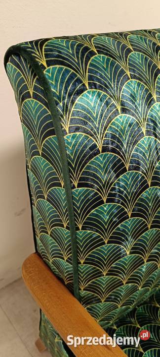 fotel fotele art deco vintage lata 60te design