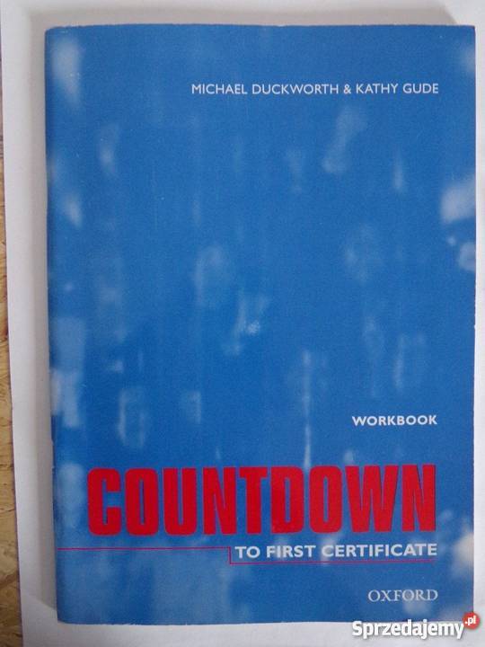 COUNTDOWN TO FIRST CERTIFICATE DUCKWORTH warmińsko-mazurskie Elbląg